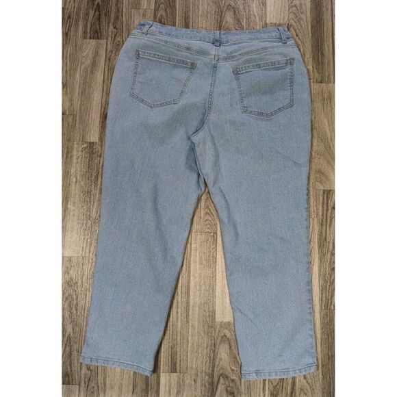 (3/$35) NOBO No Boundaries Juniors Size 15 Pockets Tapered Legs Denim Blue Jeans - Picture 2 of 10